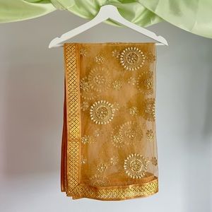 Gold Net Dupatta ⚜️